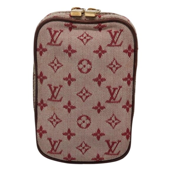 LOUIS VUITTON Monogram Mini Usu Digital Pouch Red - Picture 3 of 14